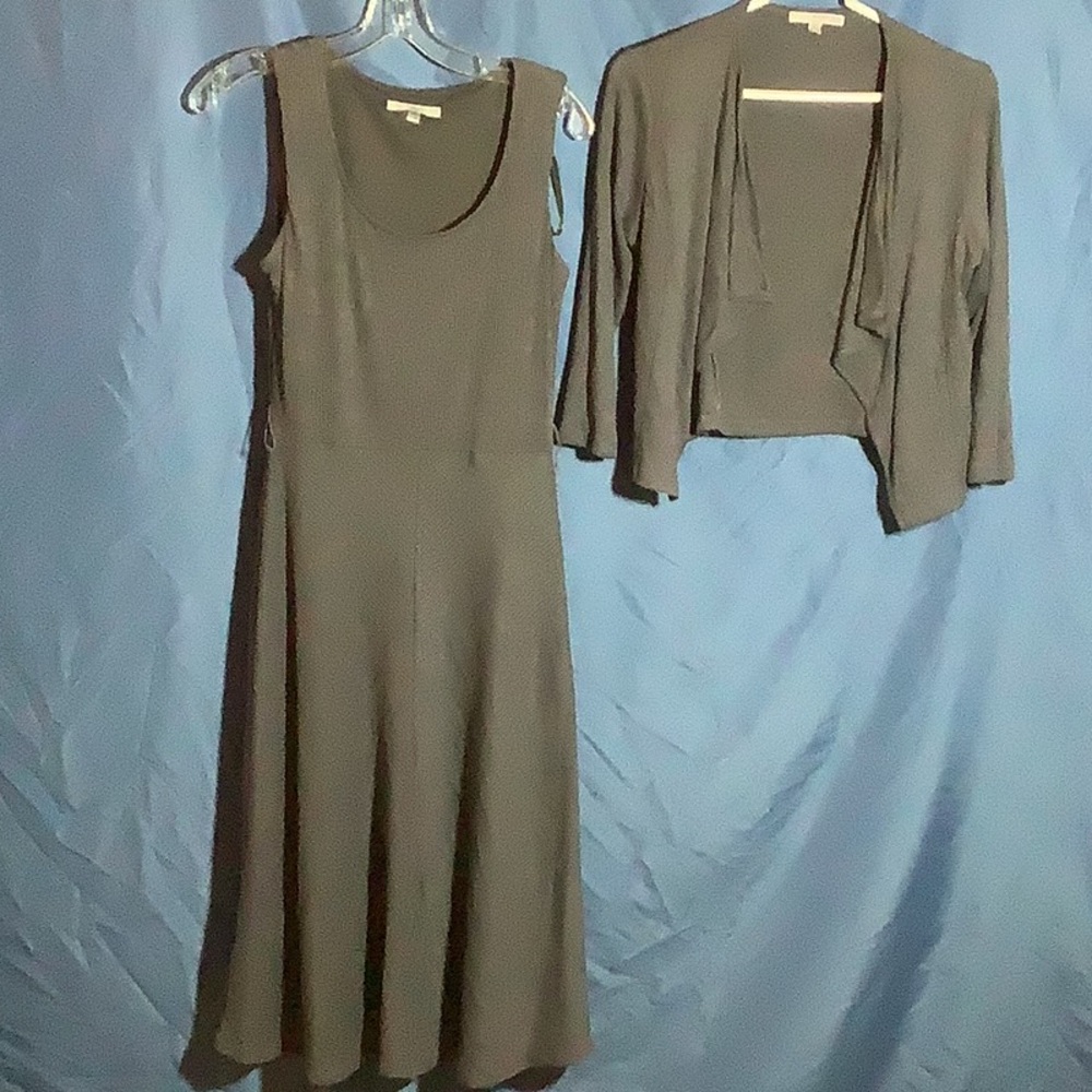 Studio One Gray 2 Piece Dress and Jacket